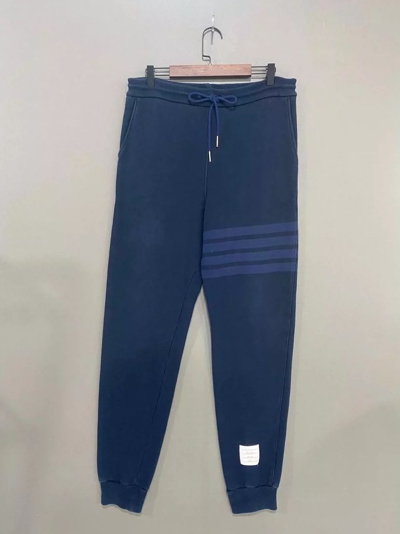 Thom Browne Thom Browne Size 3 Classic four-bar sweatpants 2506-Nextar Size US 35 - 1 Thumbnail