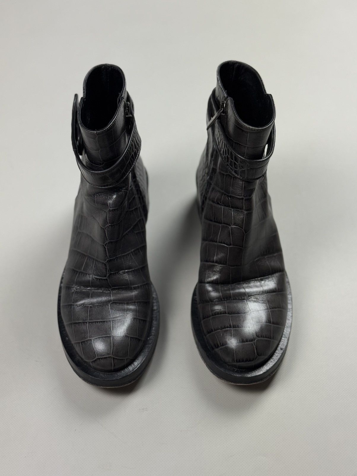 DOROTHEE SCHUMACHER Schumacher Ladies Leather Ankle Zip Combat Boots Size 38 Size US 8 / IT 38 - 7 Thumbnail