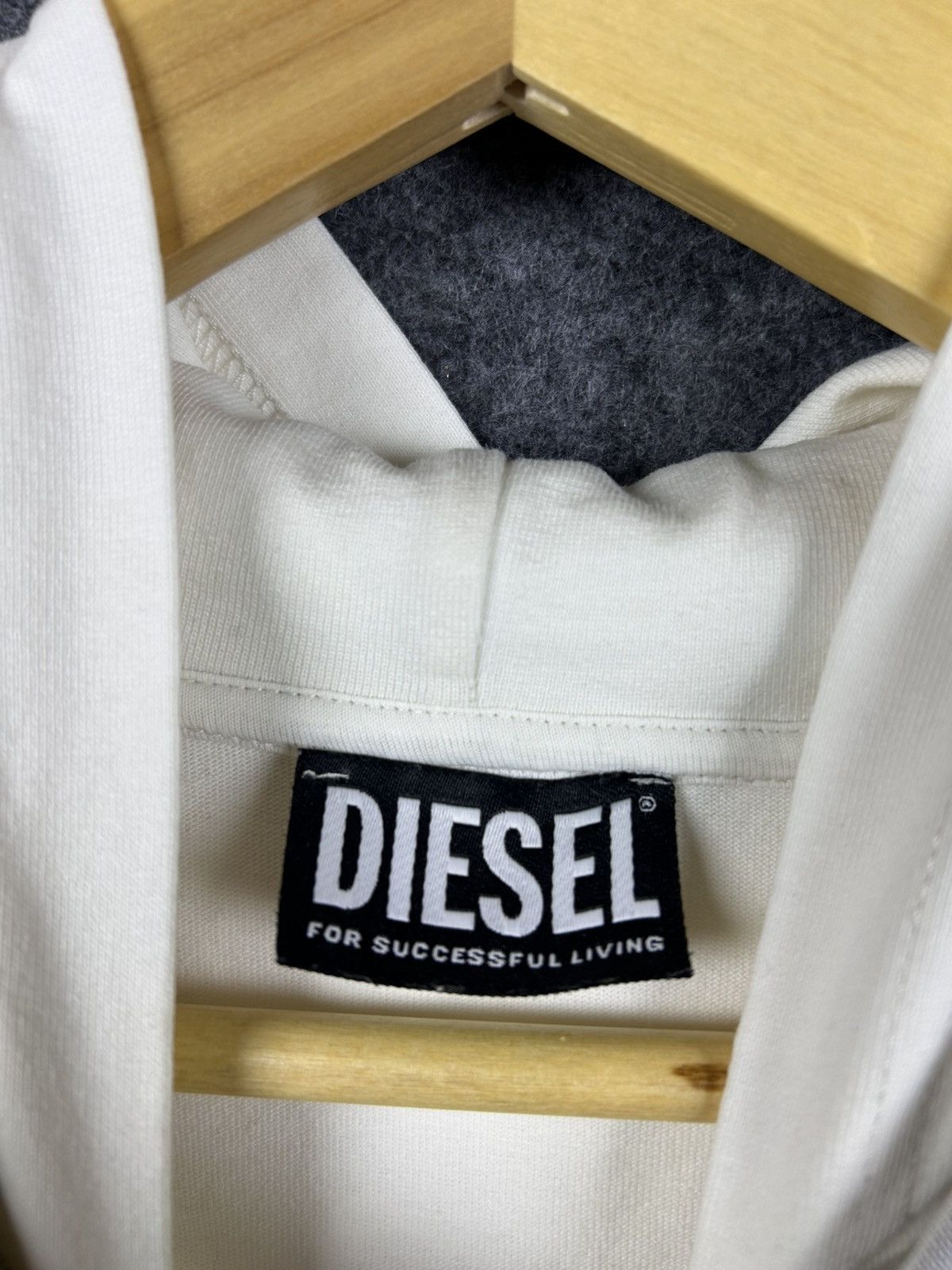 Diesel Diesel white sleeves hoodie Size US M / EU 48-50 / 2 - 6 Thumbnail