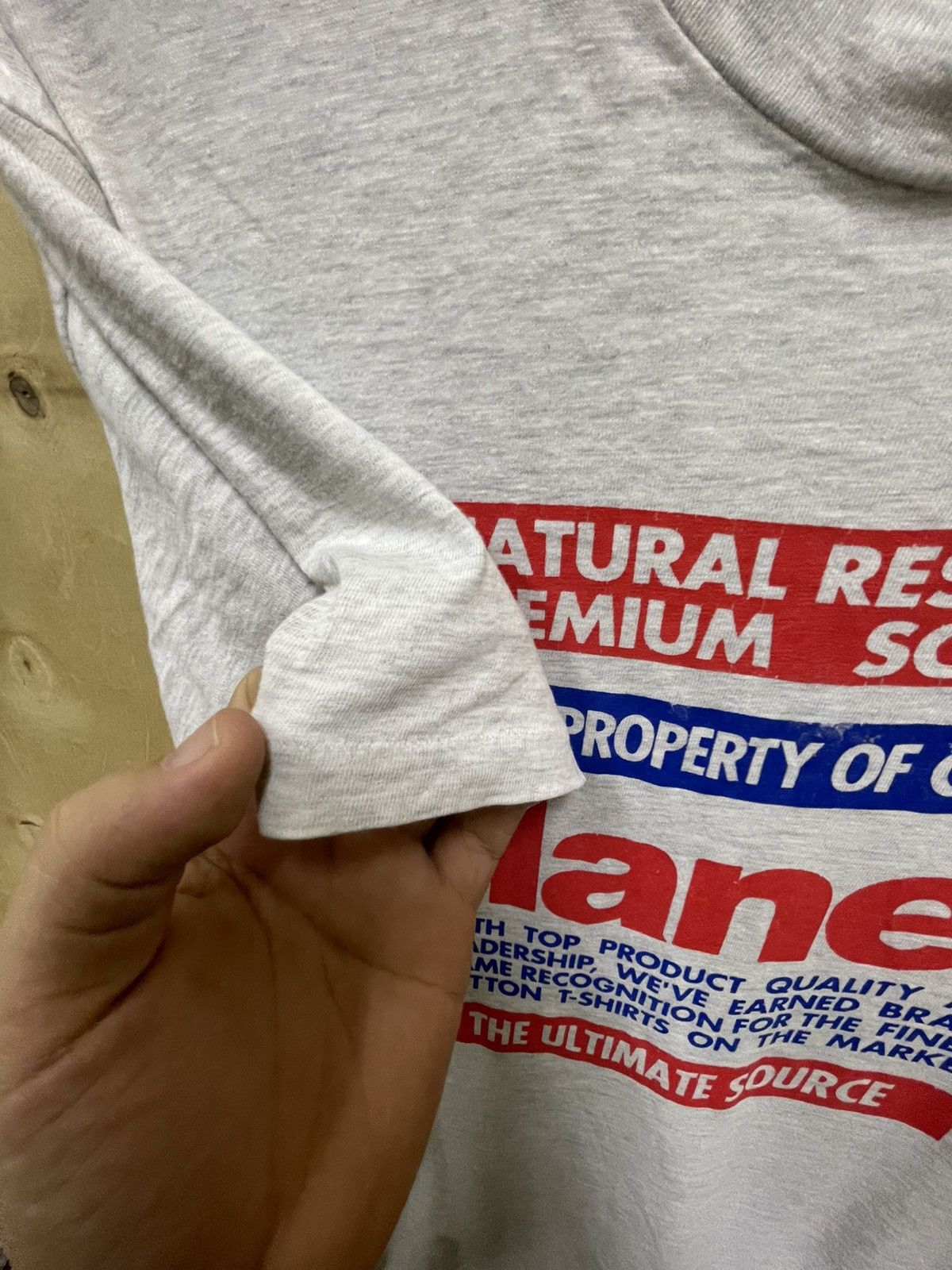 Hanes × Vintage VINTAGE HANES BIG LOGO TEE Size US M / EU 48-50 / 2 - 5 Thumbnail