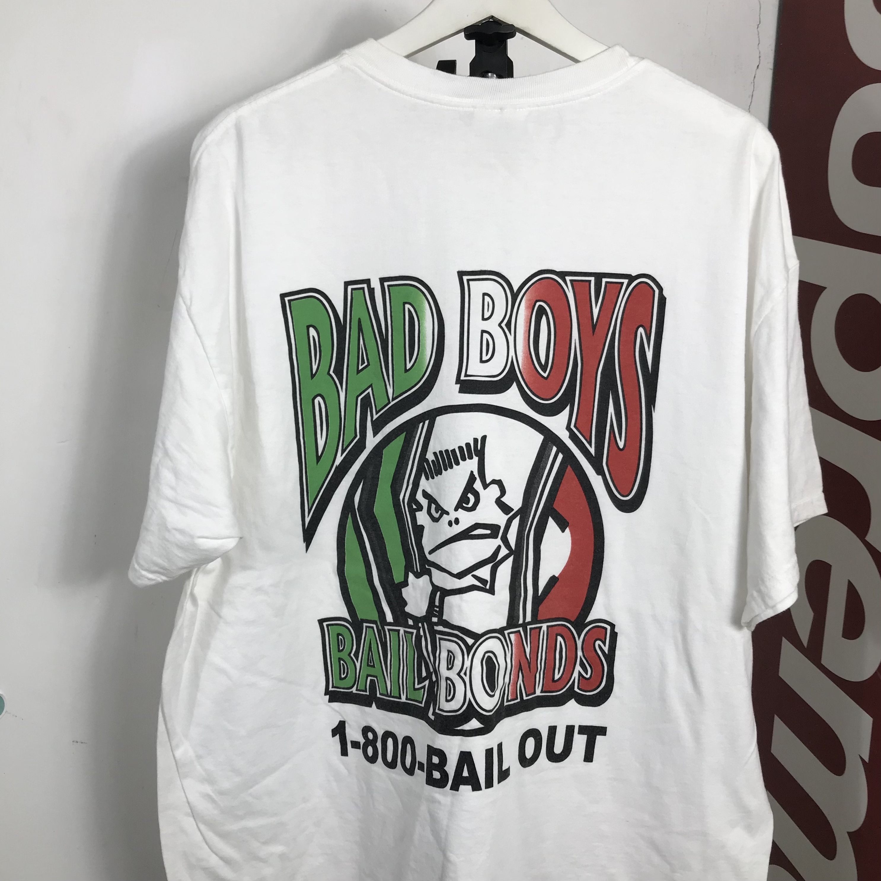 Vintage Vintage Bad Boy Bail Bond Faded Distressed Shirt ERD GRUNGE Size US XL / EU 56 / 4 - 3 Thumbnail