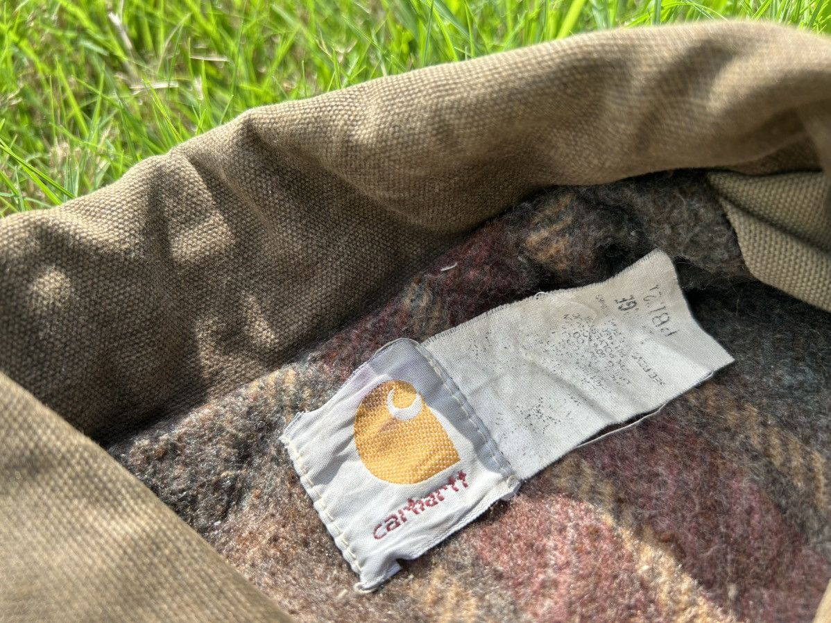 Carhartt × Vintage Vintage Carhartt Jacket Chore Blanket Lined Canvas Duck Size US XL / EU 56 / 4 - 4 Thumbnail