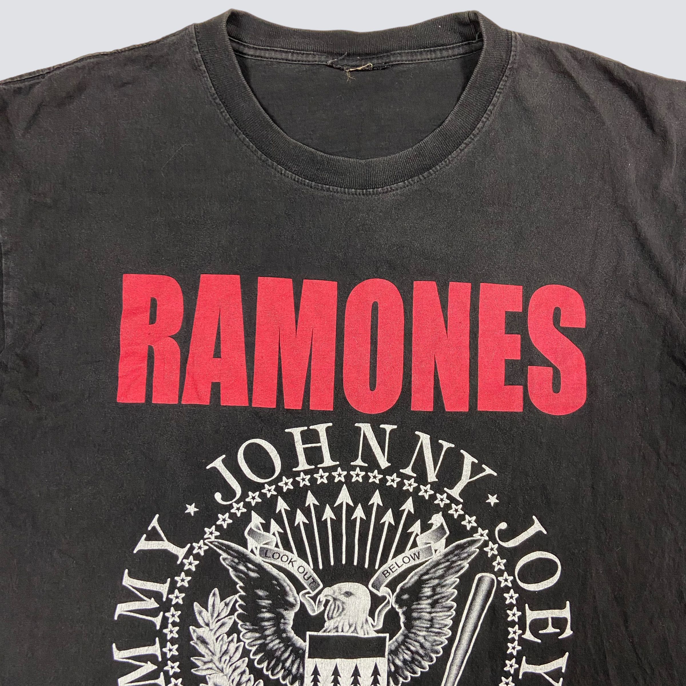 Band Tees OG 1990s RAMONES HEAVY VINTAGE TEE - № 215 Size US XL / EU 56 / 4 - 7 Thumbnail