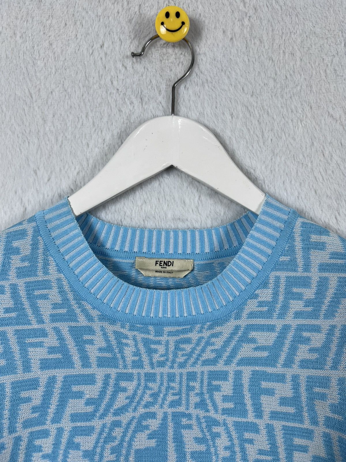 Fendi Fendi FF Vertigo Blue Knit Size M / US 6-8 / IT 42-44 - 2 Thumbnail