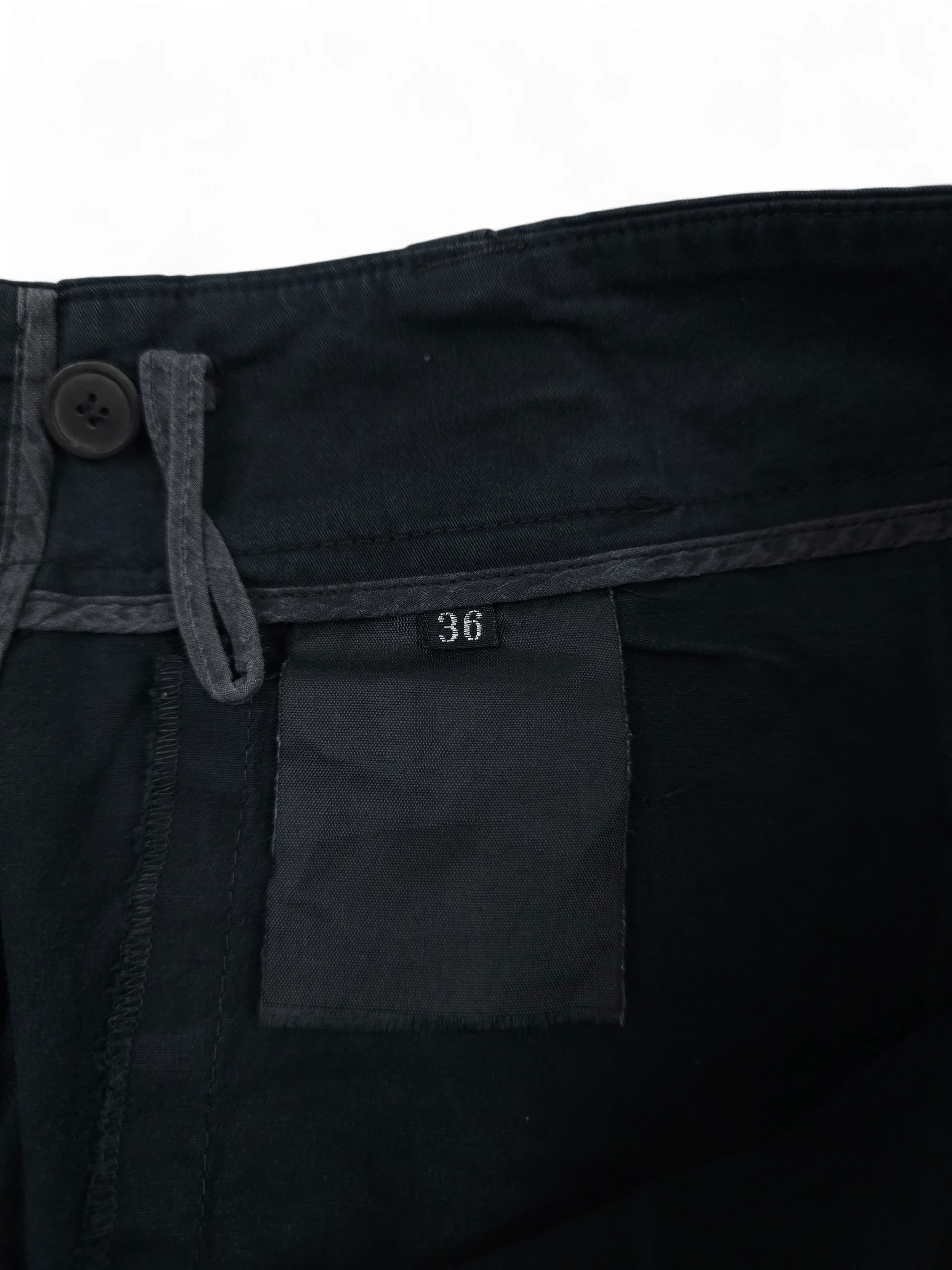 Jil Sander 💎 Jil Sander Size S Classic Cotton Black Chino Pants Size 26" / US 2 / IT 38 - 6 Thumbnail