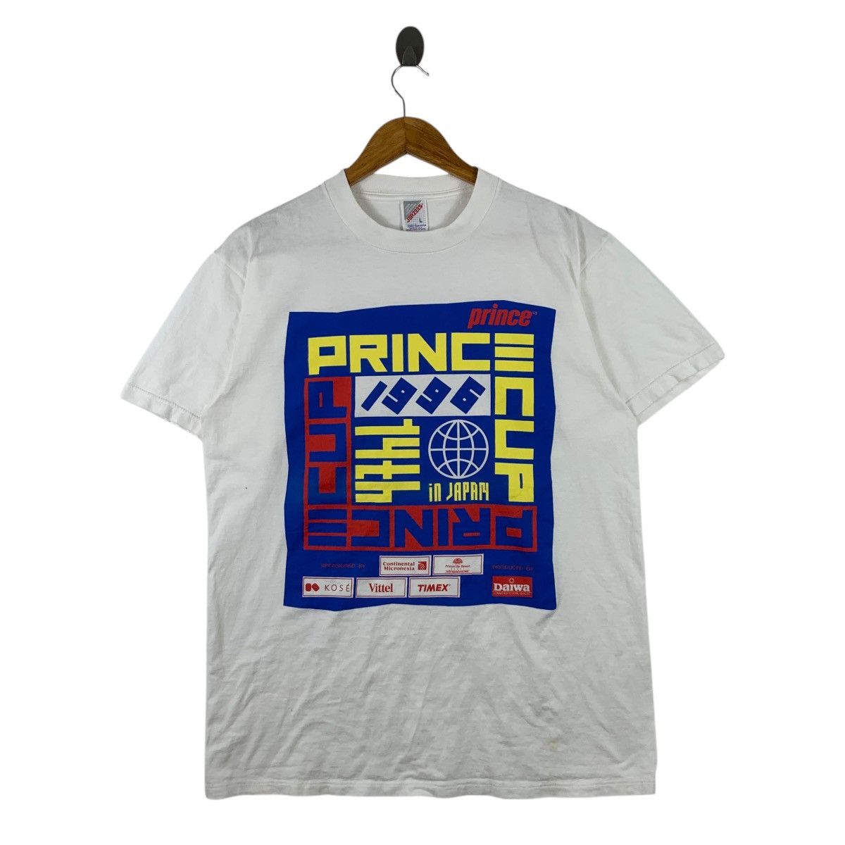 Prince × Vintage Vintage PRINCE 1996 Tour In Japan American Singer T-Shirt Size US L / EU 52-54 / 3 - 1 Thumbnail