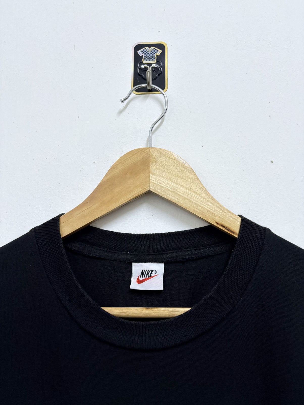 Nike Vintage 90's Nike Air Max - Flow Black T-Shirt Size US L / EU 52-54 / 3 - 7 Thumbnail