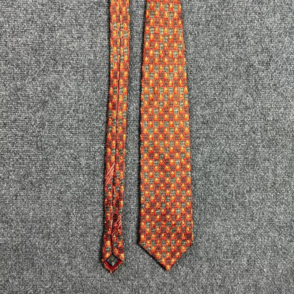 Ermenegildo Zegna Ermenegildo Zegna NeckTie Mens 4" x 59" Geometric Floral ` Size ONE SIZE - 2 Thumbnail