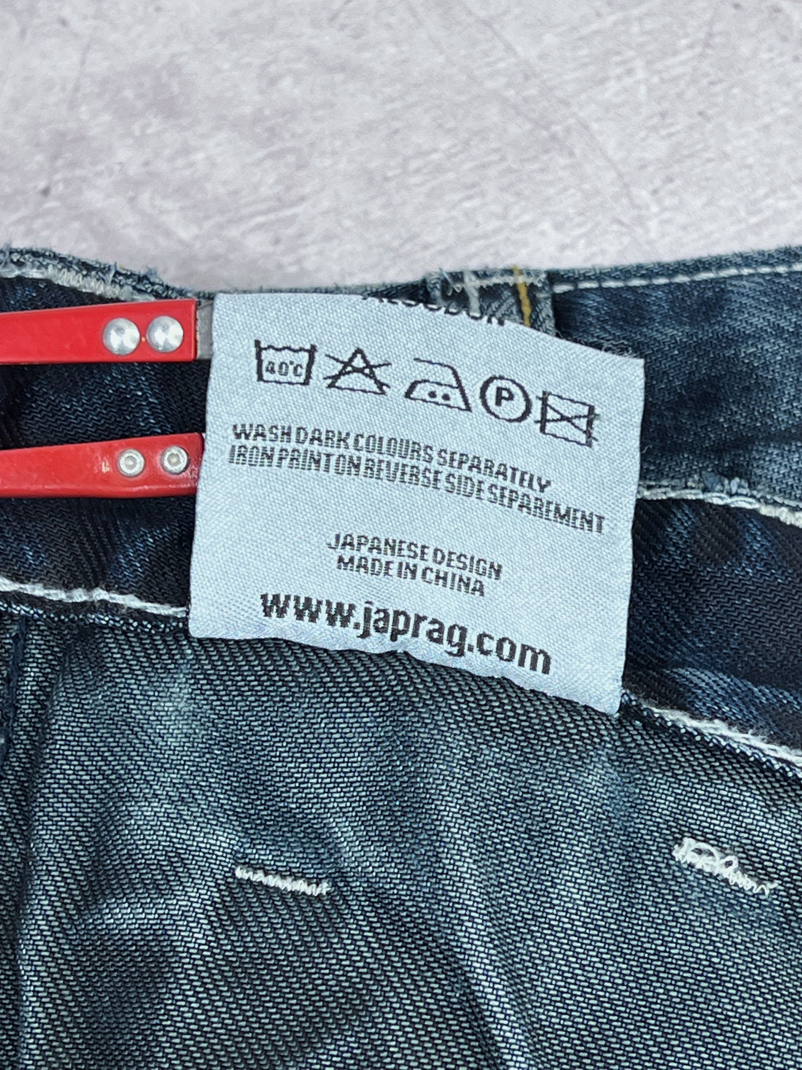Japanese Brand Japrag Denim By Okishana Samoko Japanese Jeans Pants Size US 36 / EU 52 - 23 Thumbnail