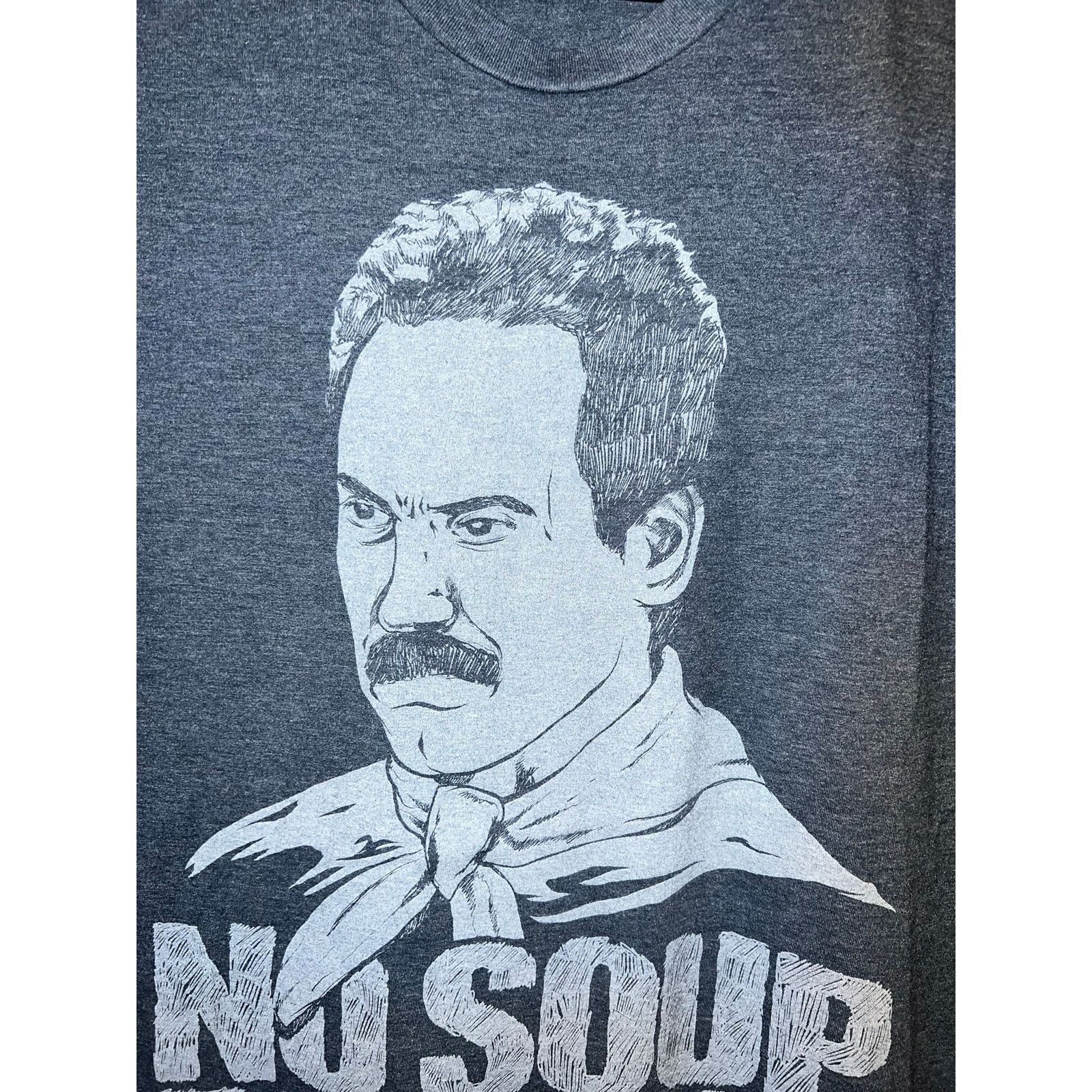 Vintage Y2K Seinfield Shirt No Soup For You Blue Humor TV Show Tee L Size US L / EU 52-54 / 3 - 2 Thumbnail