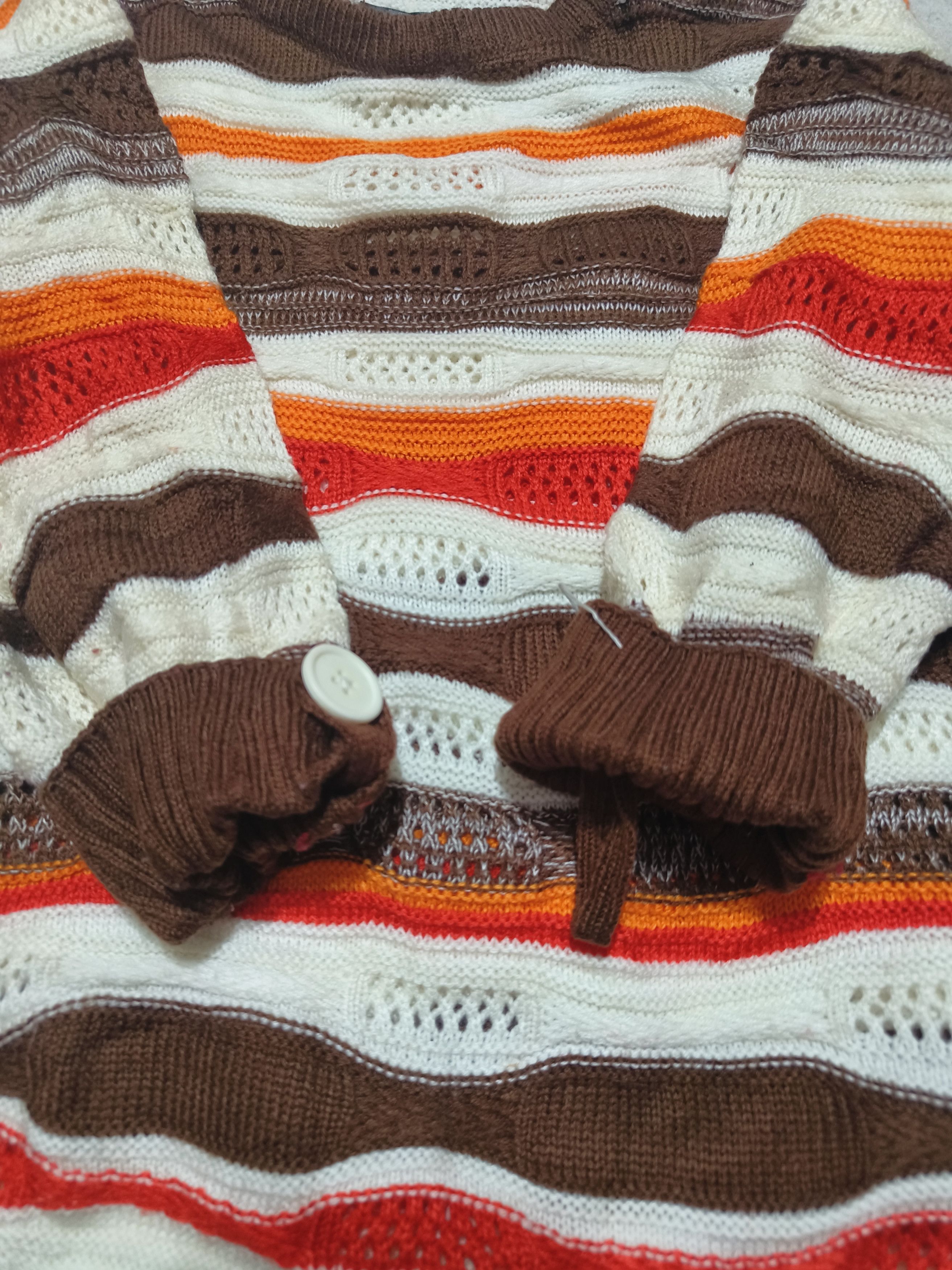 Other Vintage MY CLUB Women's Cable knit Motifs Knit Sweater Size S / US 4 / IT 40 - 9 Thumbnail