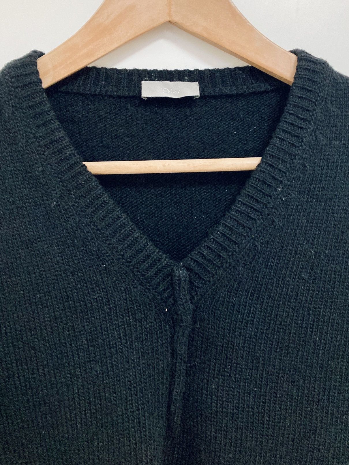 Dior DIOR HOMME BY HEDI SLIMANE 05AW/FW V-NECK SWEATER Size US XS / EU 42 / 0 - 4 Thumbnail