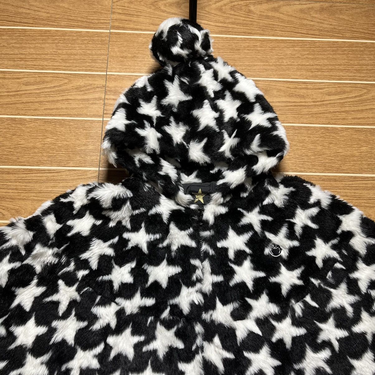 20471120 Archive Hyoma 20471120 Stars Faux Far Bat Wing Zip Up Jacket Size US S / EU 44-46 / 1 - 5 Thumbnail