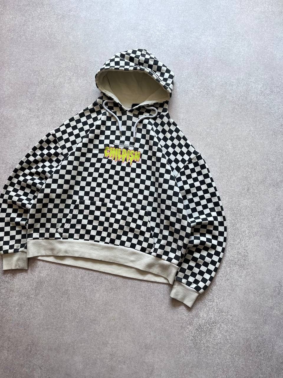 Vintage Vintage Childish Checkered Boxy Hoodie S Size US S / EU 44-46 / 1 - 5 Thumbnail