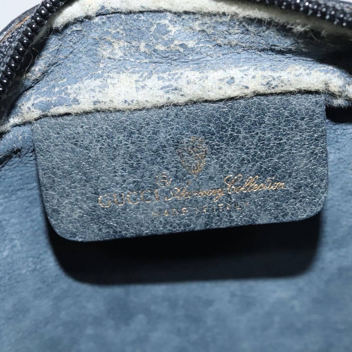 Gucci GUCCI GG Supreme Sherry Line Shoulder Bag Pvc Navy Gold 119 Size ONE SIZE - 15 Thumbnail