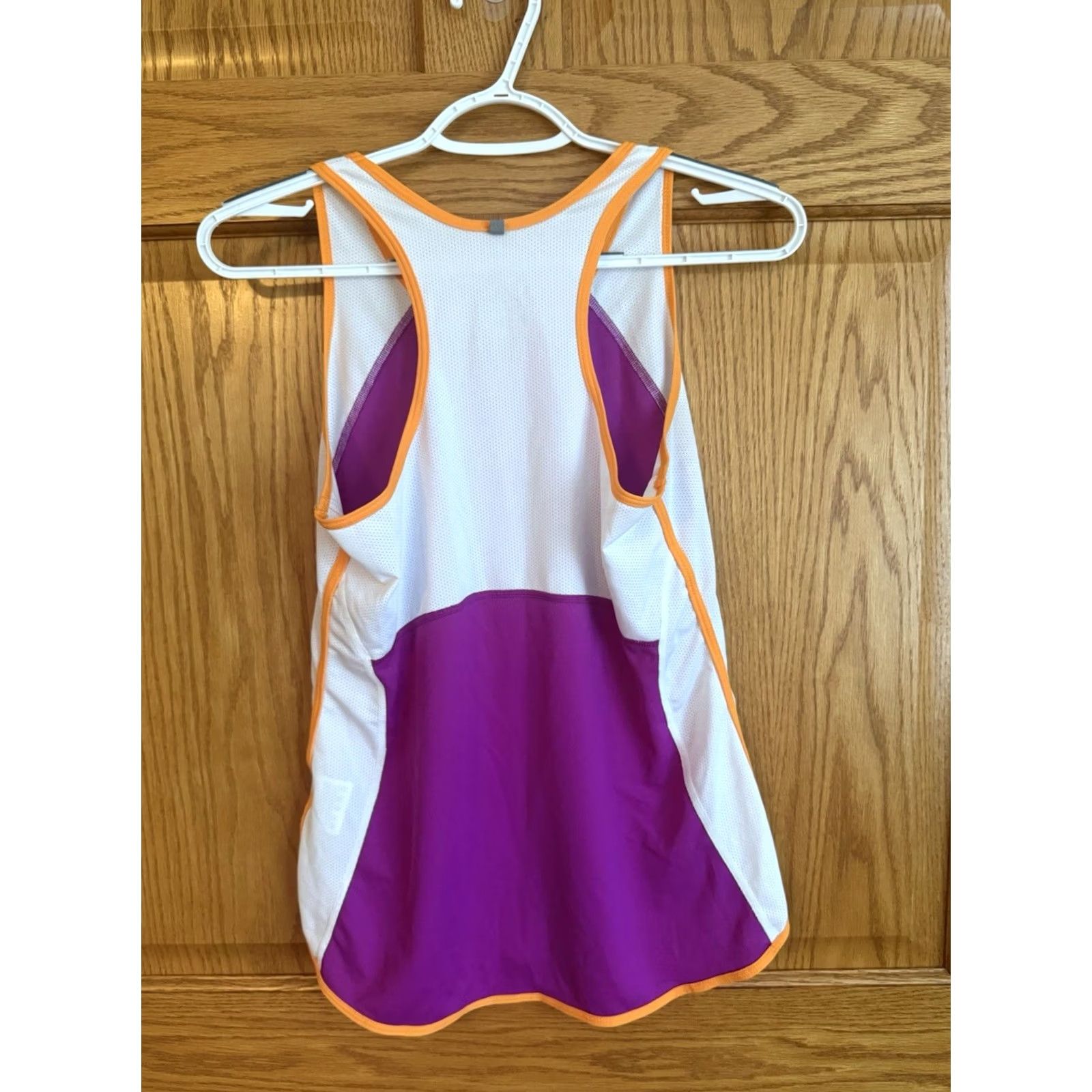 Nike Nike Dri-Fit Tank Top Womens Size M Purple Orange Sleeveless Activewear Shirt RacERback Size M / US 6-8 / IT 42-44 - 2 Thumbnail