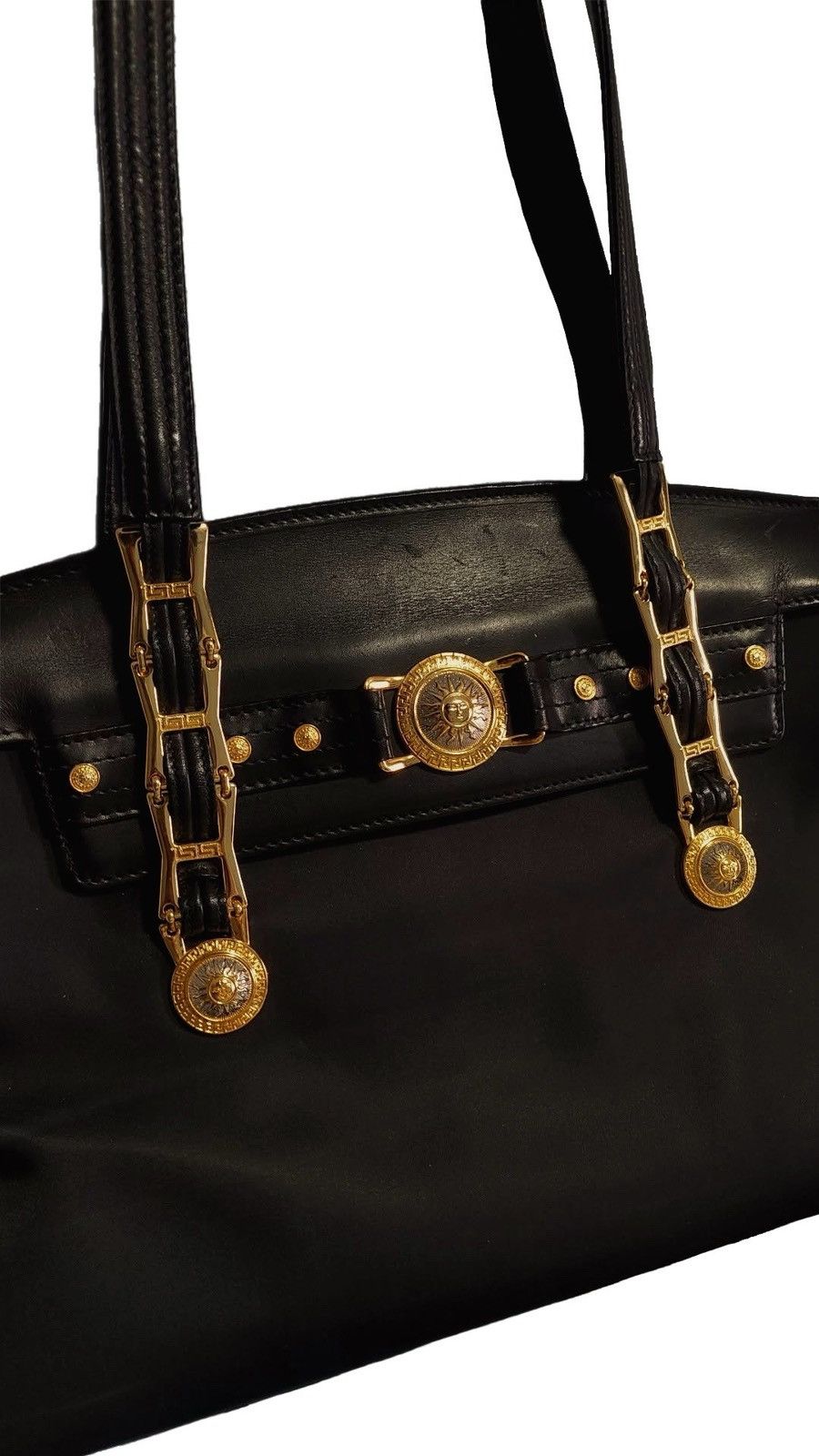 Versace 90s Versace Sunburst Shoulder Bag Size ONE SIZE - 4 Thumbnail