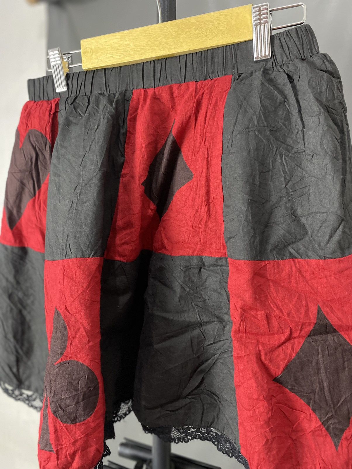If Six Was Nine × Japanese Brand Drug Honey 2 layered bondage punk gothic skirt Japanese Size 29" - 2 Thumbnail