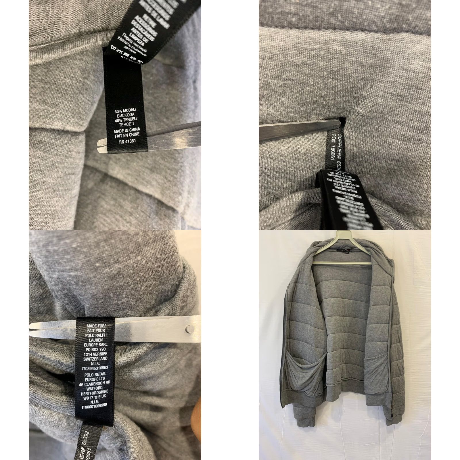 Ralph Lauren VINTAGE RLX Ralph Lauren Puffer Jacket Mens XXL Grey Modal Tencel Quilted Hooded #222 Size US XXL / EU 58 / 5 - 8 Thumbnail