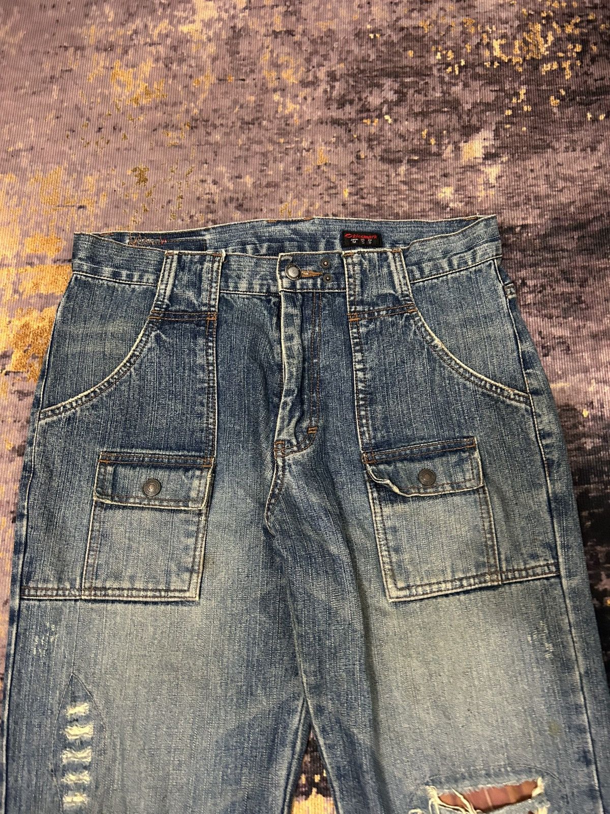 Japanese Brand Kissmark Japan 6 Pocket Rippert Jeans Size US 33 - 5 Thumbnail