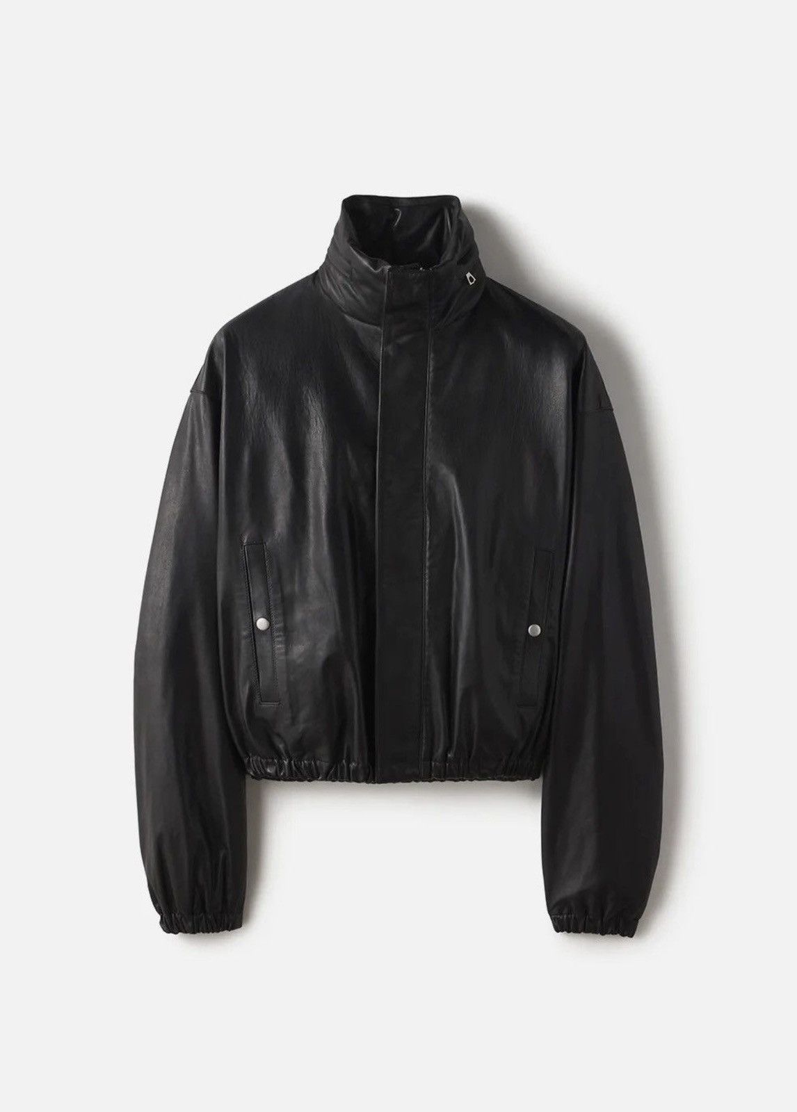 John Elliott John Elliott Leather Jumper Jacket – Black (Size Medium) Size US M / EU 48-50 / 2 - 14 Thumbnail