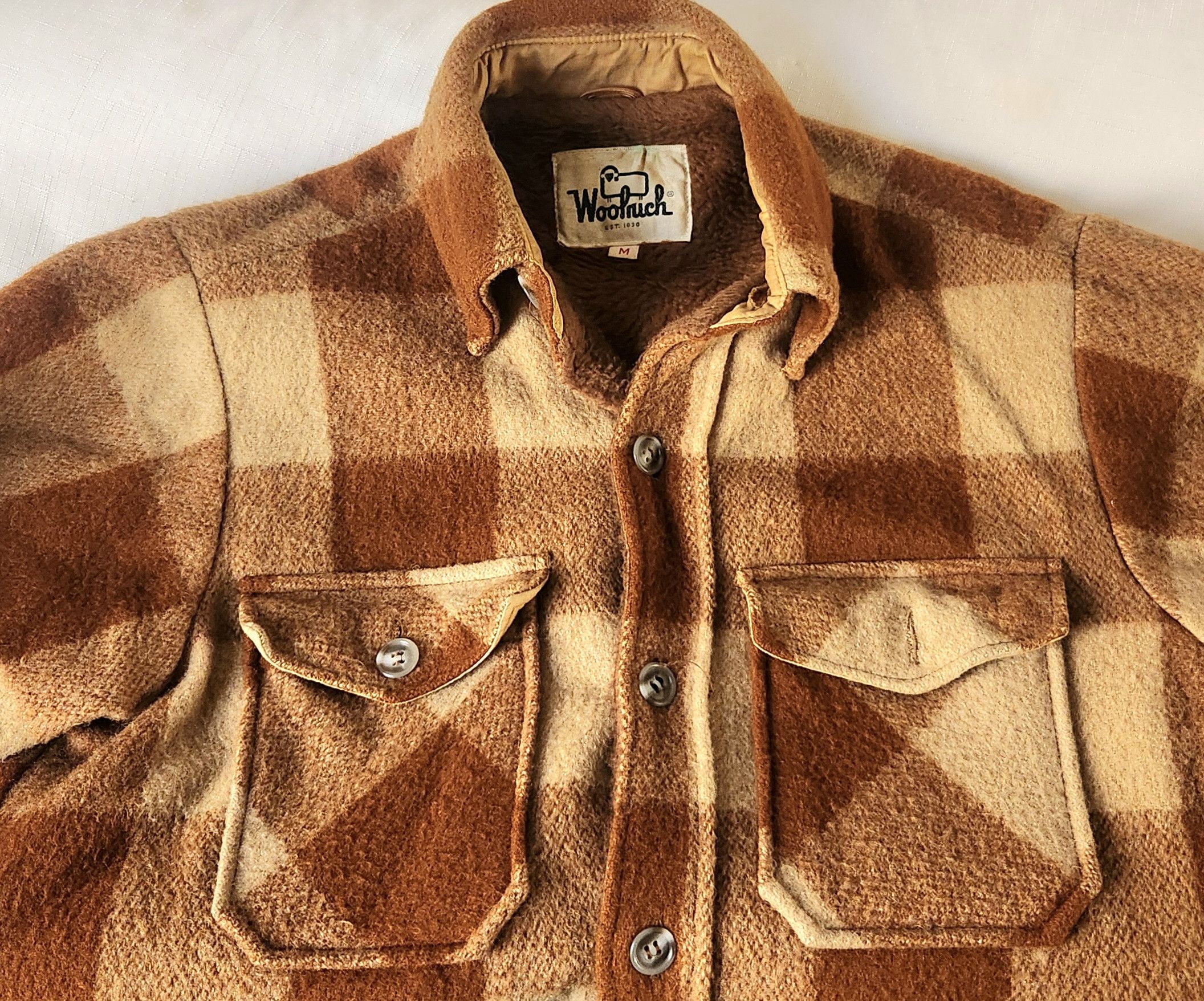 Woolrich Woolen Mills Woolrich True Vintage Medium Brown Wool Blend Buffalo Plaid Size US M / EU 48-50 / 2 - 6 Thumbnail