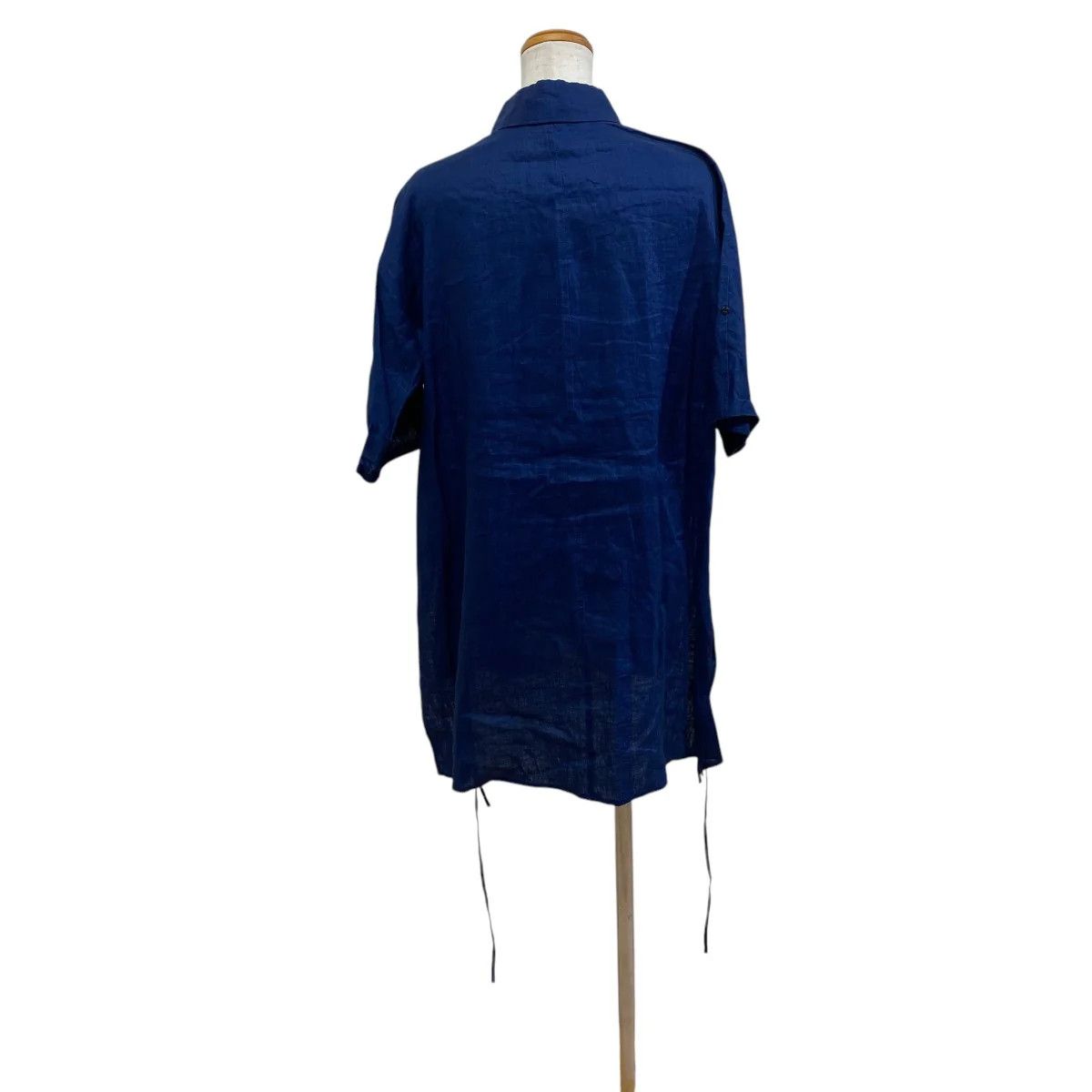 Yohji Yamamoto Yohji Yamamoto pour homme indigo linen china shirts Size US S / EU 44-46 / 1 - 2 Thumbnail