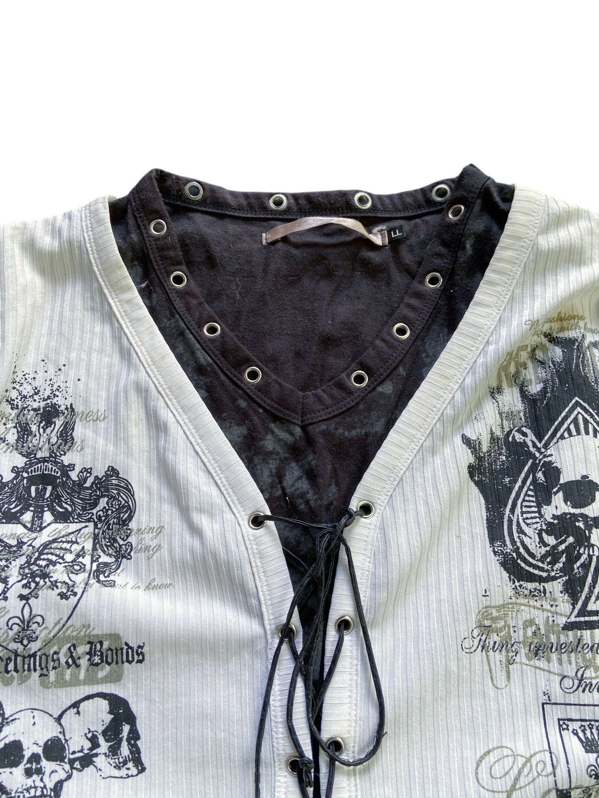 JAPANESE DOUBLE LAYER PUNK LONG SLEEVE ifsixwasnine style