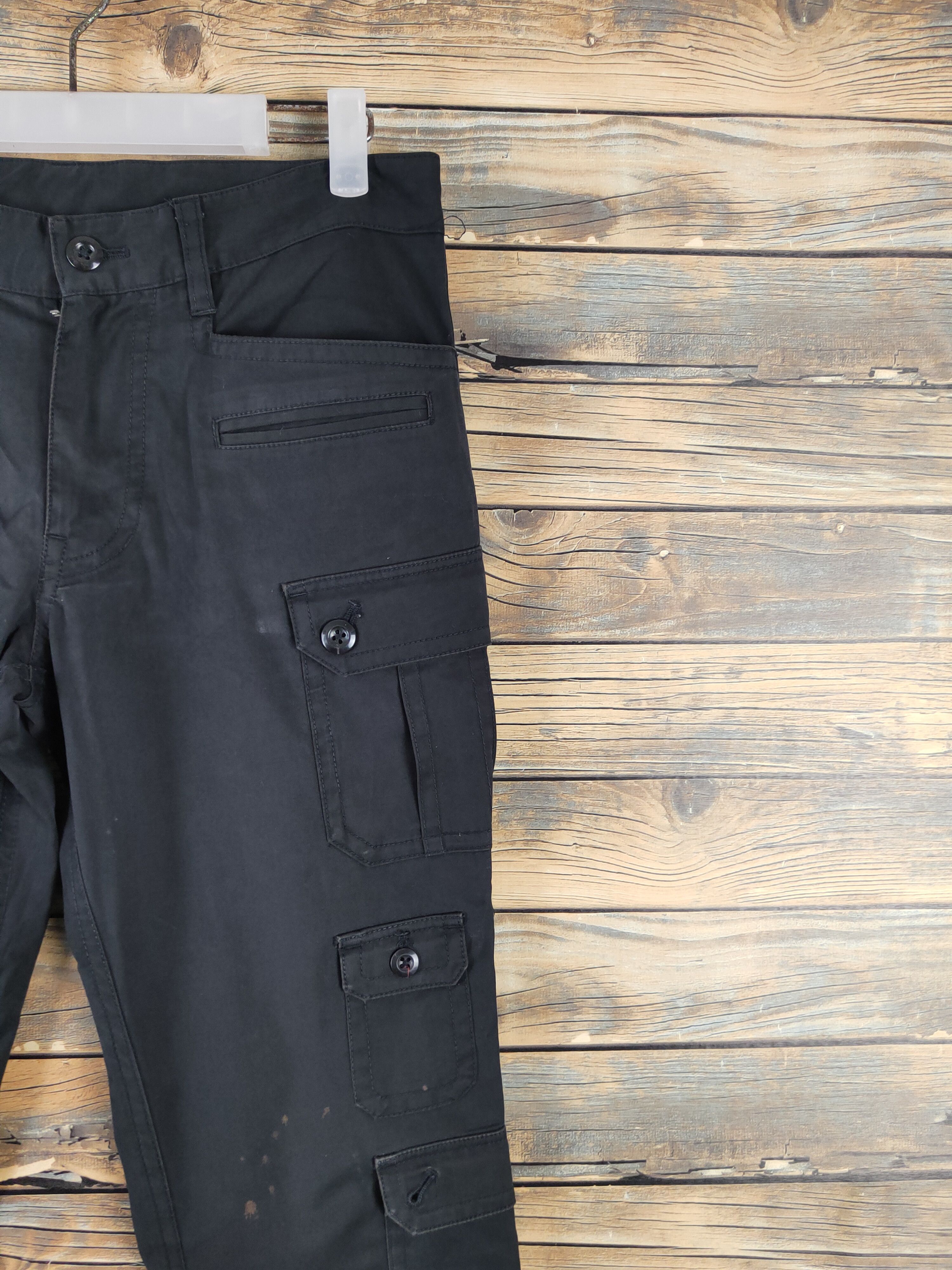 Japanese Brand Japanese Brand Black Multipocket Tactical Cargo Pants #W1899 Size US 31 - 5 Thumbnail