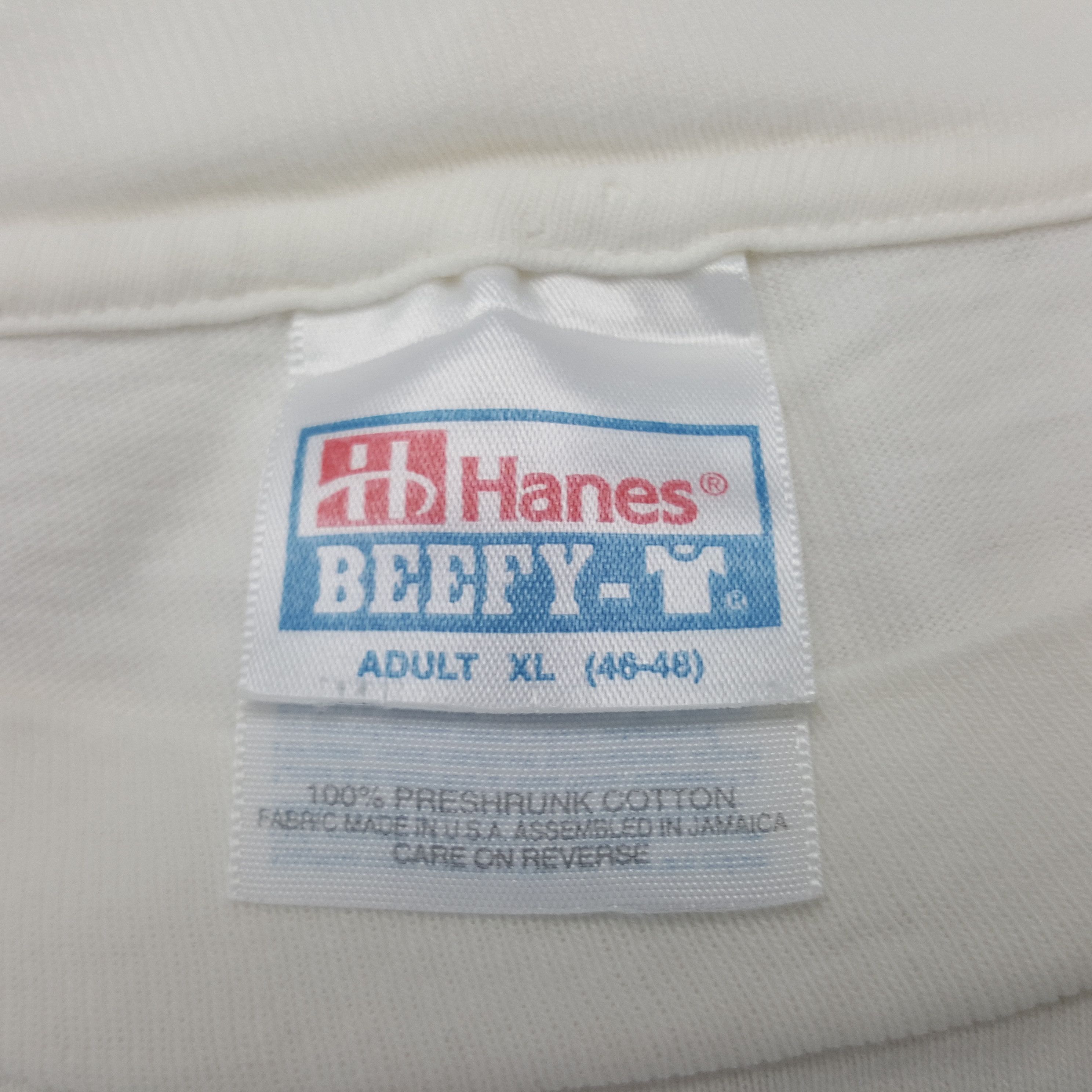 Hanes × Vintage Vintage The Adventure Of Tintin Cartoon Tshirt C285N29 Size US XL / EU 56 / 4 - 4 Thumbnail