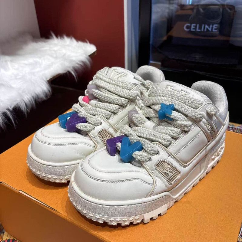 Louis Vuitton Trainer Maxi Low-Top Sneakers for Men 0079