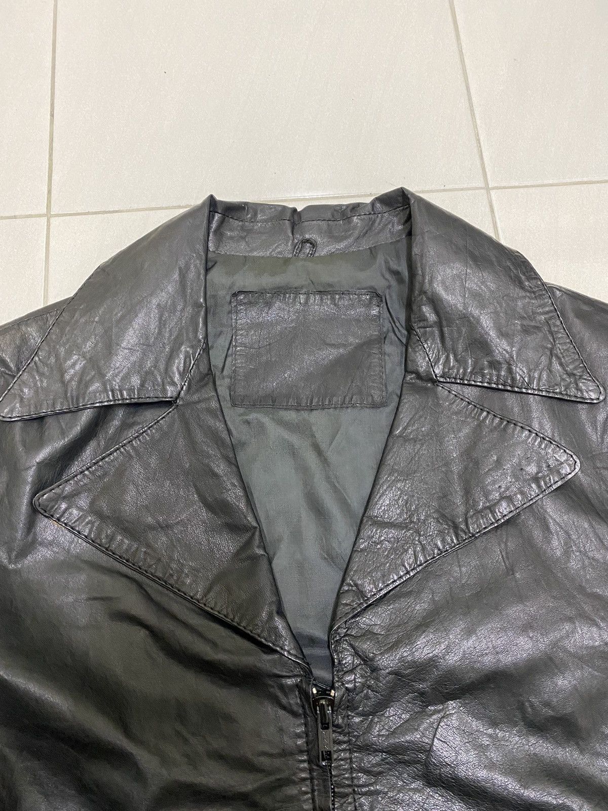 Designer × Japanese Brand × Vintage Vintage Leather Jacket early 90's Luxury Designers Size US M / EU 48-50 / 2 - 22 Thumbnail