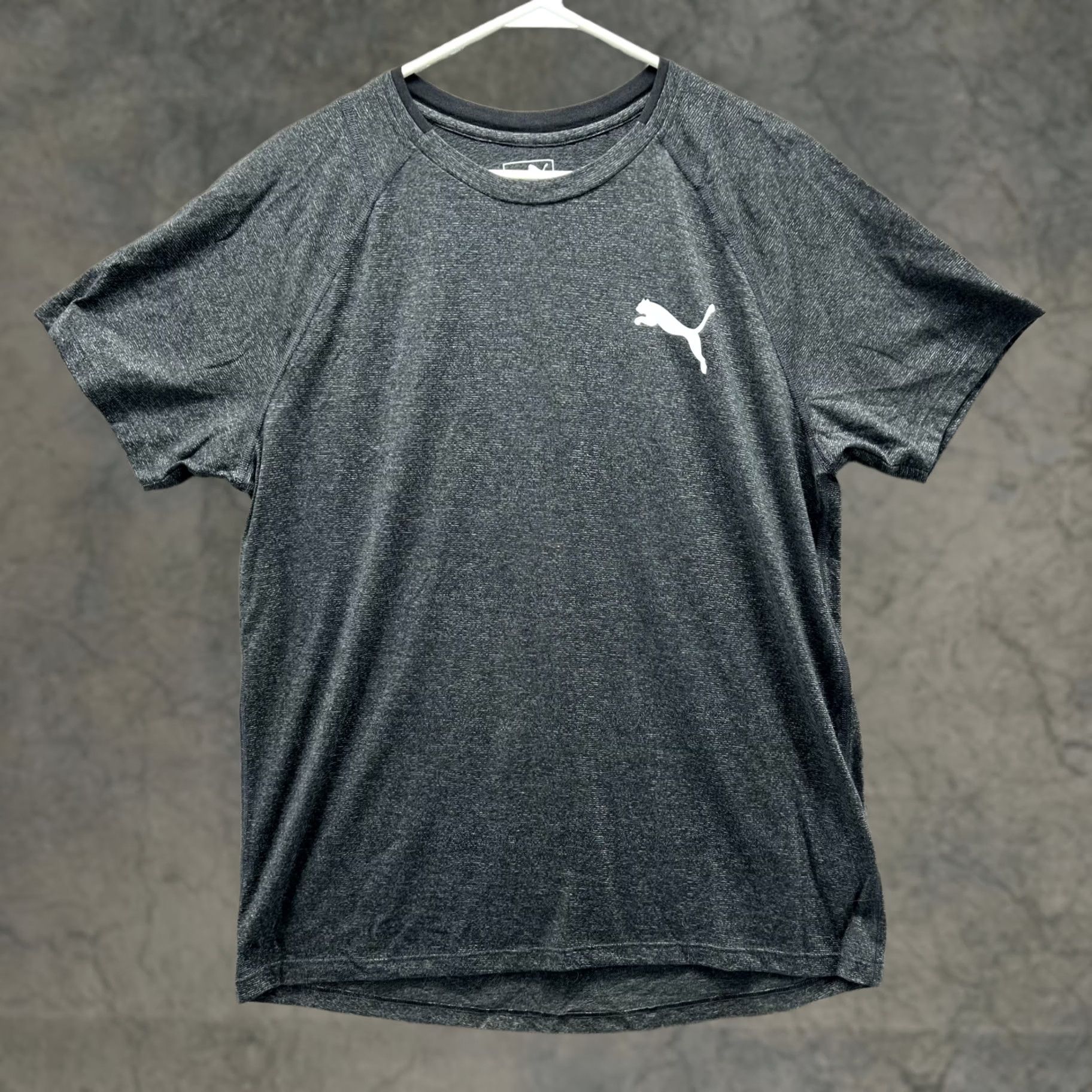 Puma Puma Shirt Mens Medium Gray Crewneck Logo Athletic Training Crewneck Heather Size US M / EU 48-50 / 2 - 1 Thumbnail