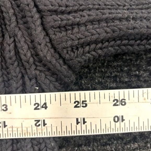 Vintage OGD One Grey Day Black Ribbed Knit Short Sleeve Crop Sweater Cotton Silk Blend L Womens Size L / US 10 / IT 46 - 6 Thumbnail