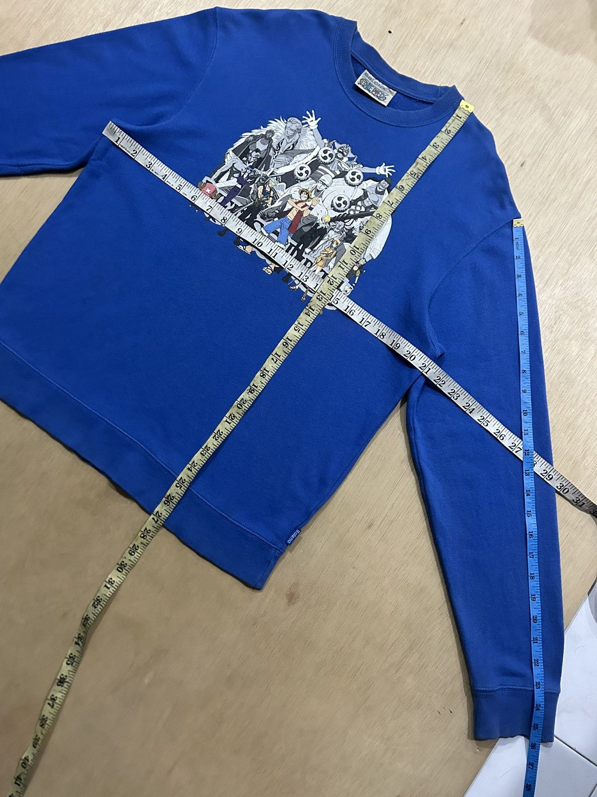 Anime 2000s Skypiea Arc One Piece Anime Baleno Sweatshirt Size US M / EU 48-50 / 2 - 10 Thumbnail