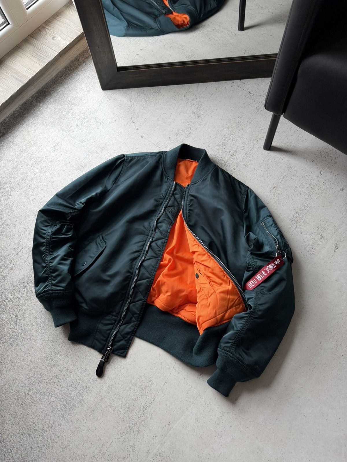 Alpha Industries Alpha Industries Vintage MA1 Flyers Vintage Bomber Jacket Size US S / EU 44-46 / 1 - 1 Thumbnail
