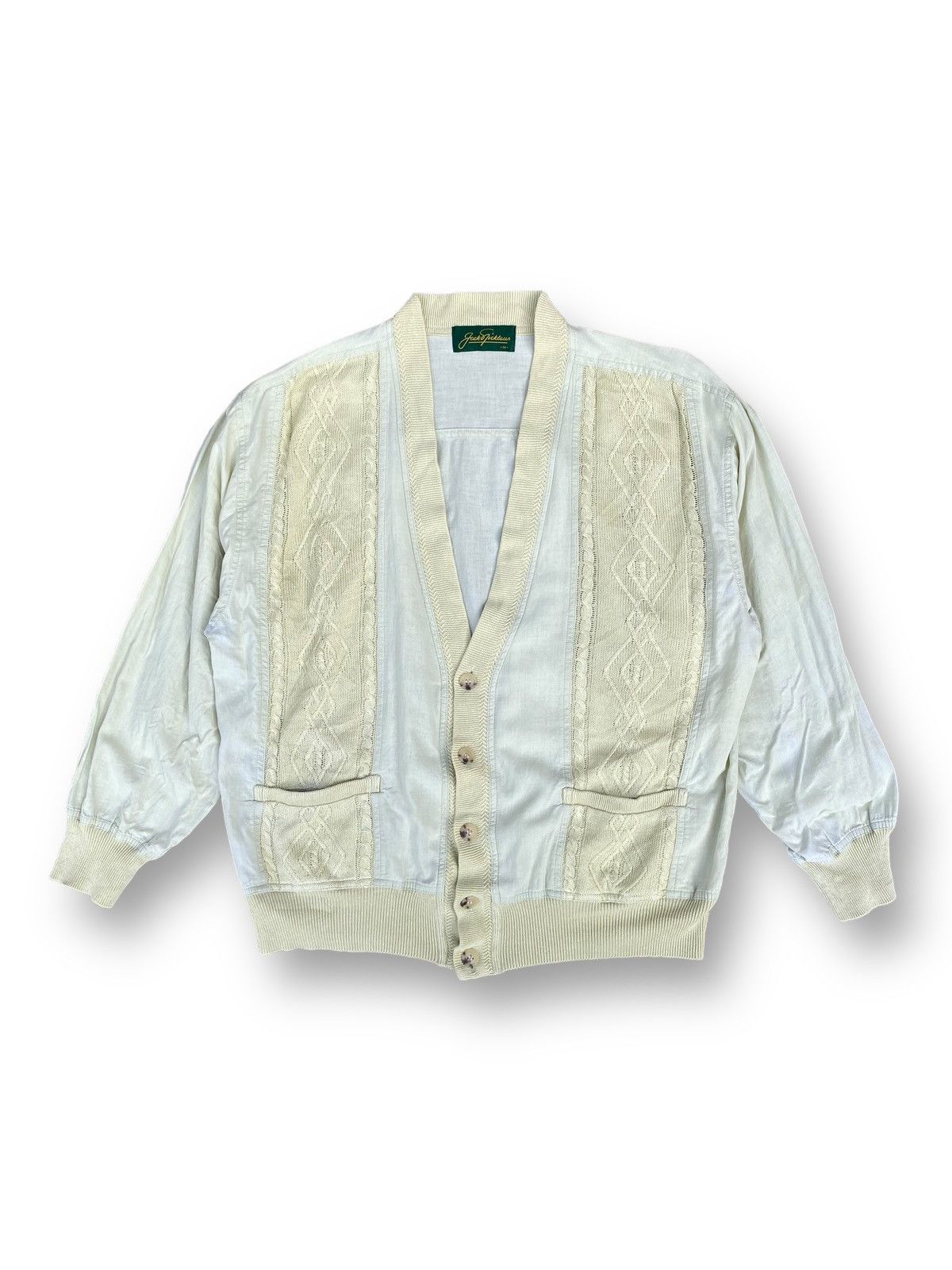 Designer × Vintage Vintage Jack Spicklaus Cardigan Knit Jacket. #D2 Size US M / EU 48-50 / 2 - 1 Thumbnail