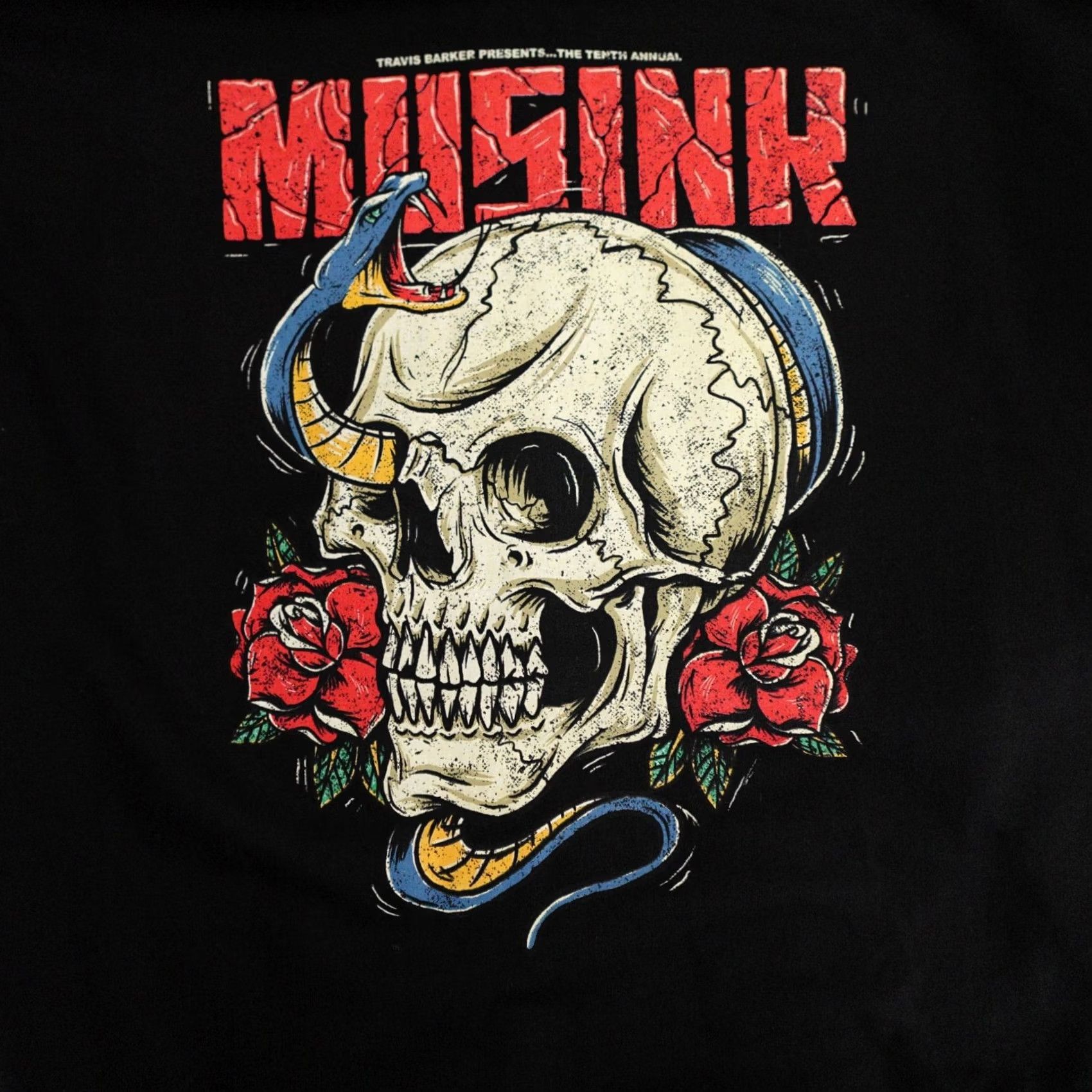 Barker Musink Festival Hoodie Adult XL Travis Barker 10th Annual Tattoo Music Zipper Size US XL / EU 56 / 4 - 3 Thumbnail