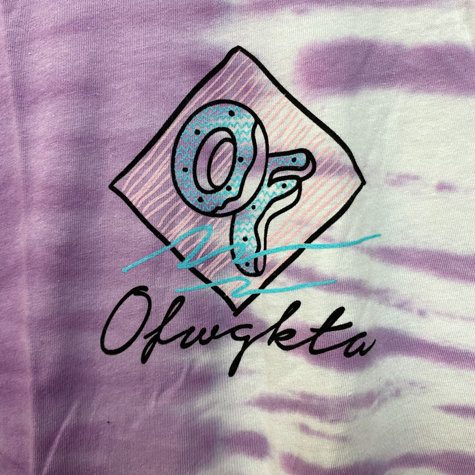 Rap Tees Odd Future Purple Embroidered Tie dye Tshirt size Medium Size US M / EU 48-50 / 2 - 2 Thumbnail