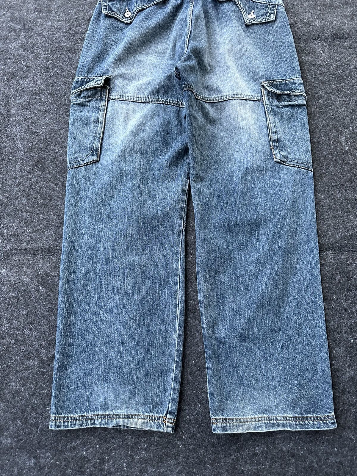 JNCO Piko Hawaiian Longboard Baggy Vintage Denim D418 Size US 30 / EU 46 - 8 Thumbnail