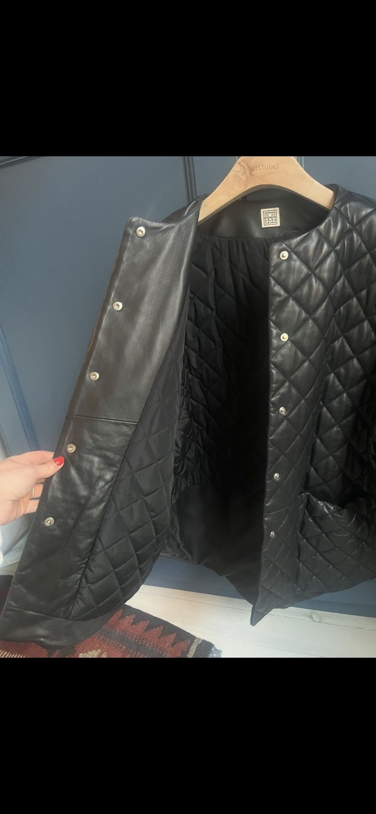Toteme Totême quilted leather jacket Size XXS / US 00 / IT 34 - 4 Thumbnail