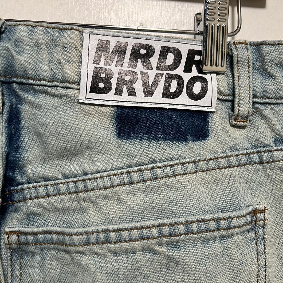 Who Decides War Who Decides War Extended Hem Embroidered Denim Size US 26 / EU 42 - 3 Thumbnail