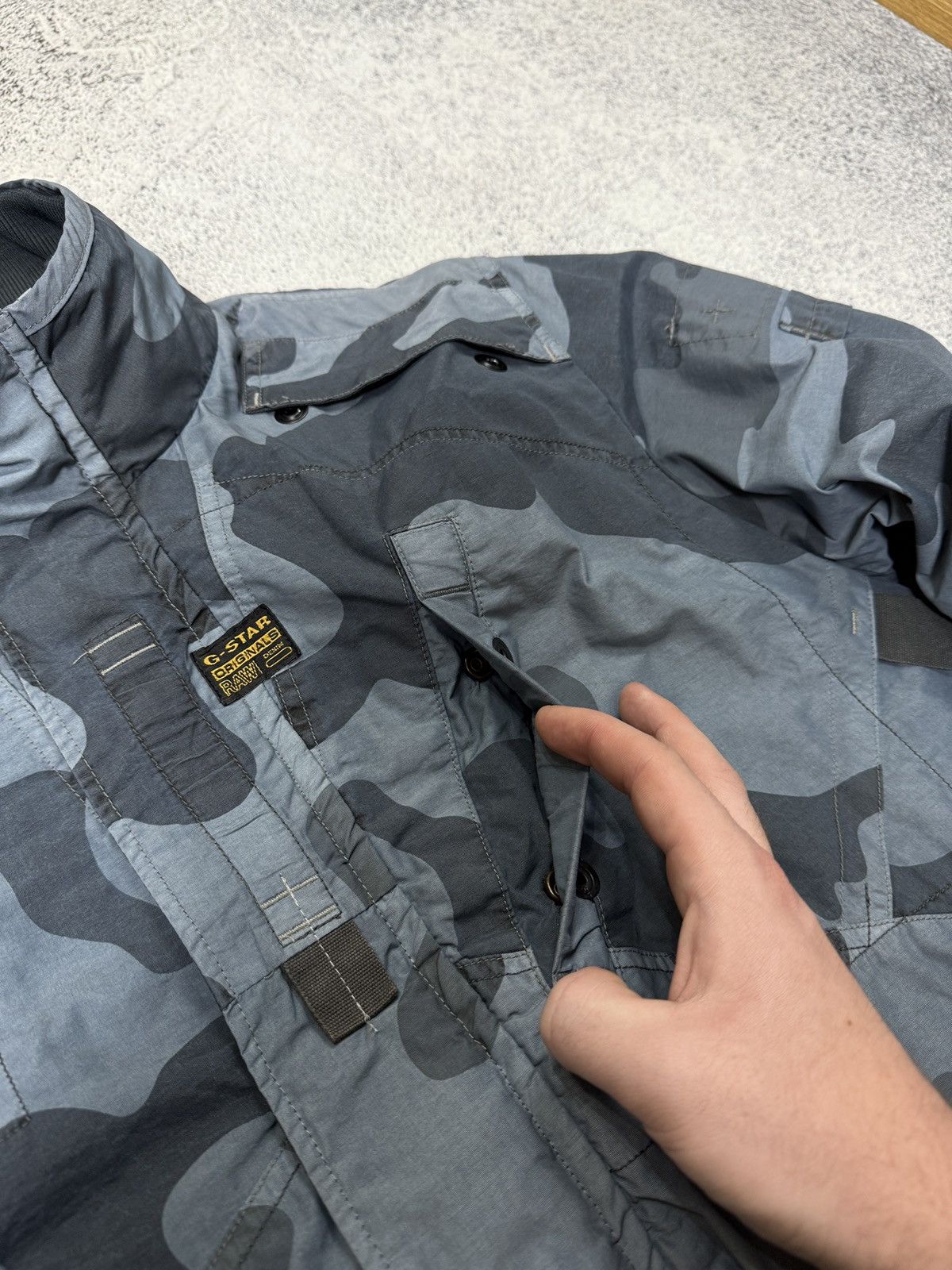 G-Star G-Star Raw Military Multipockets Camo Light Jacket Full Zip Size US XL / EU 56 / 4 - 7 Thumbnail
