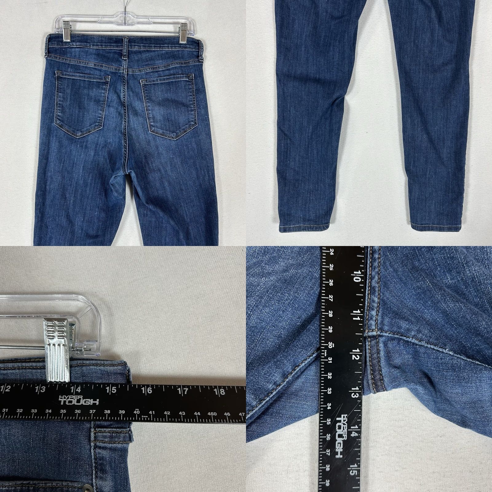 Banana Republic Banana Republic Jeans Women Slim Ankle Denim Blue 29/8 Cotton Blend Spandex Stretch Medium Wash 28in Inseam Size 29" - 8 Thumbnail