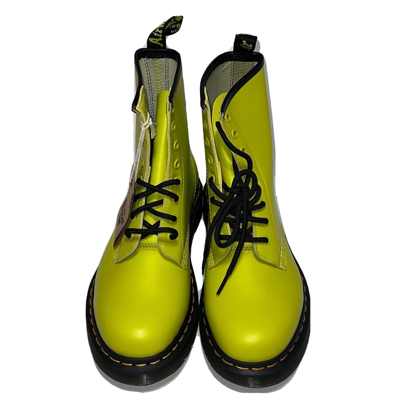 Dr. Martens Dr Martens 1460 8 Eye Combat Boots Yellow Women's Size 7 Size US 7 / IT 37 - 5 Thumbnail