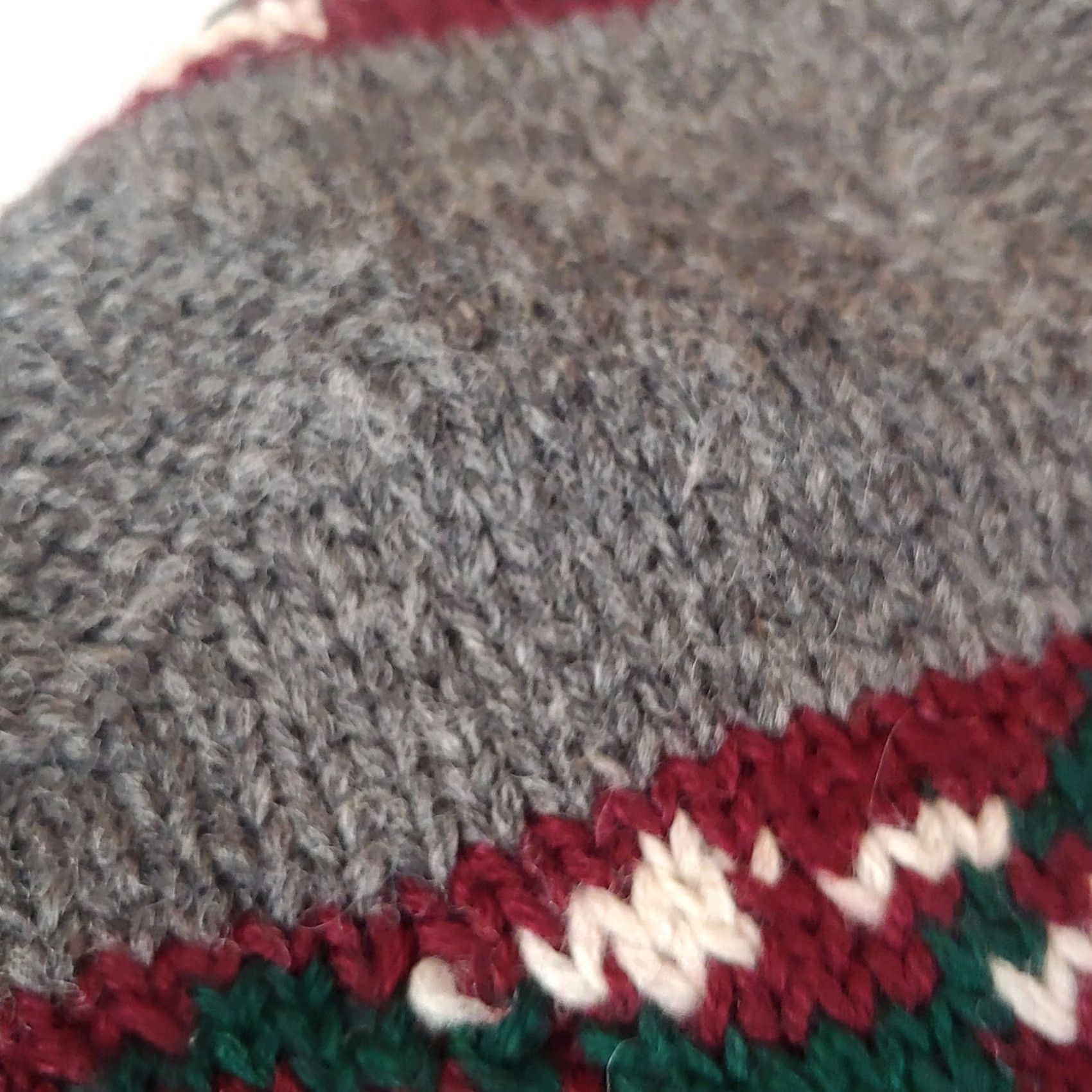 Vintage VINTAGE Skyr Sweater Wool Gray Striped Pullover Crew Neck Long Sleeve Medium Women, Regular, Fall Winter, Ski, Casual, Travel, Dry Clean Only Size M / US 6-8 / IT 42-44 - 6 Thumbnail
