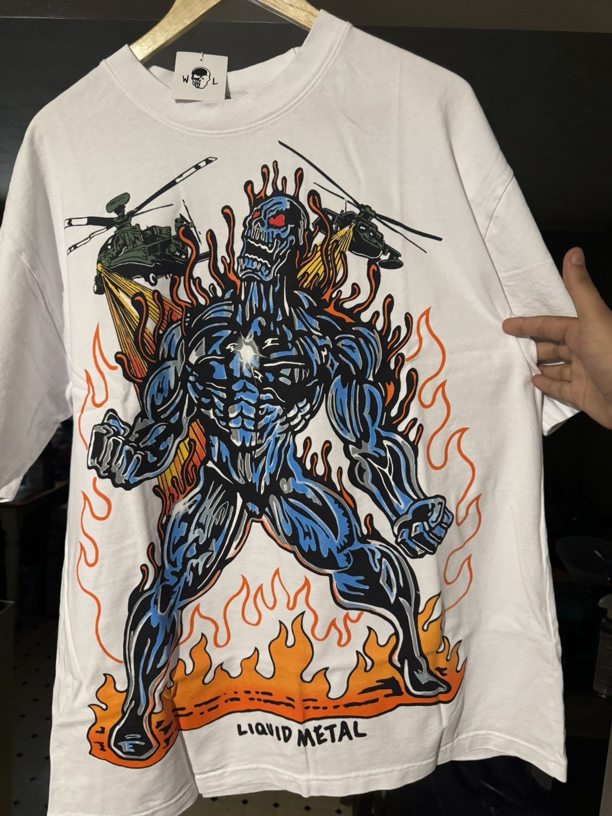 Warren Lotas Warren Lotas Liquid Metal T-shirt Size US XL / EU 56 / 4 - 1 Thumbnail