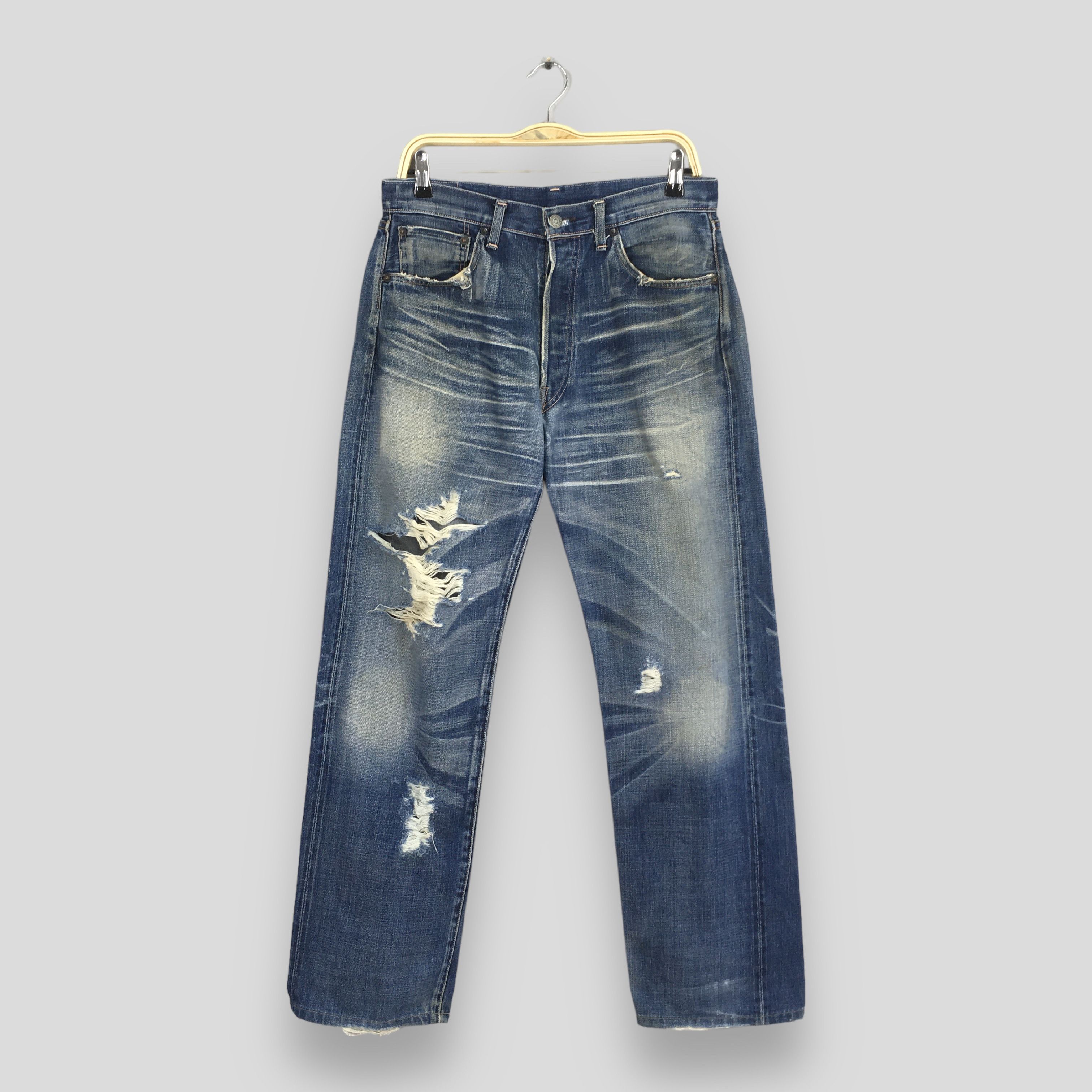 image of Jean x Levis Size 31X30 Vintage Levis 501Xx Lvc Japan Selvedge Denim in Blue, Men's