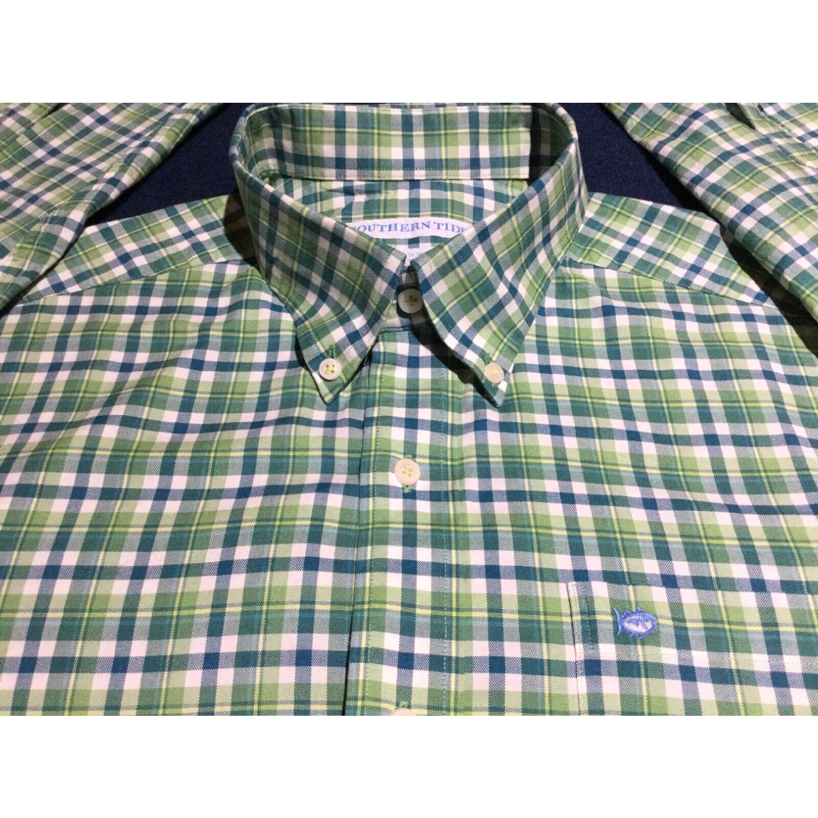 Southern Tide Southern Tide Plaid Button Down Collar Shirt Men's Medium Multicolor Size US M / EU 48-50 / 2 - 1 Thumbnail