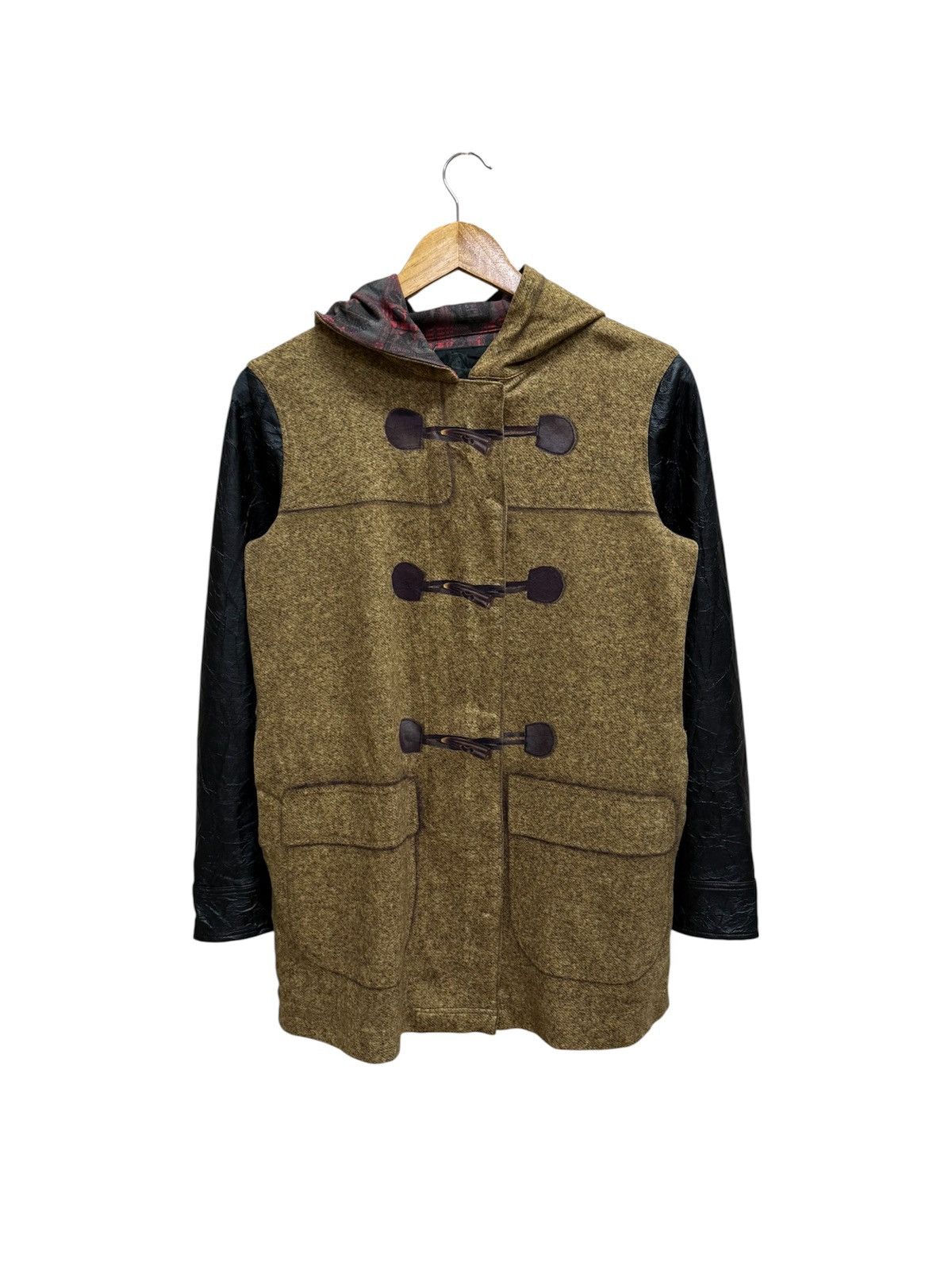 Hysteric Glamour Vintage Y2K Hysteric Glamour Pvc Sleeve Hoodie Sweater Size US S / EU 44-46 / 1 - 1 Thumbnail